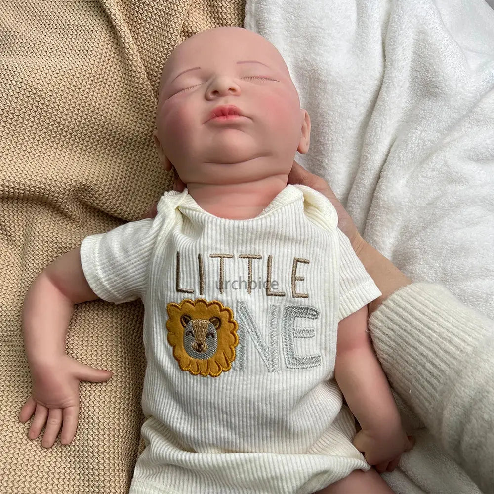 Image of Reborn Baby Dolls Newborn Silicone Baby Doll Full Body Weighted Hand
