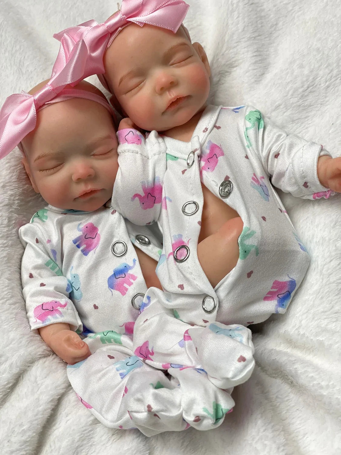 Image of Reborn Baby Dolls 11 Styles/ 26Cm Waterproof Close/Open Solid
