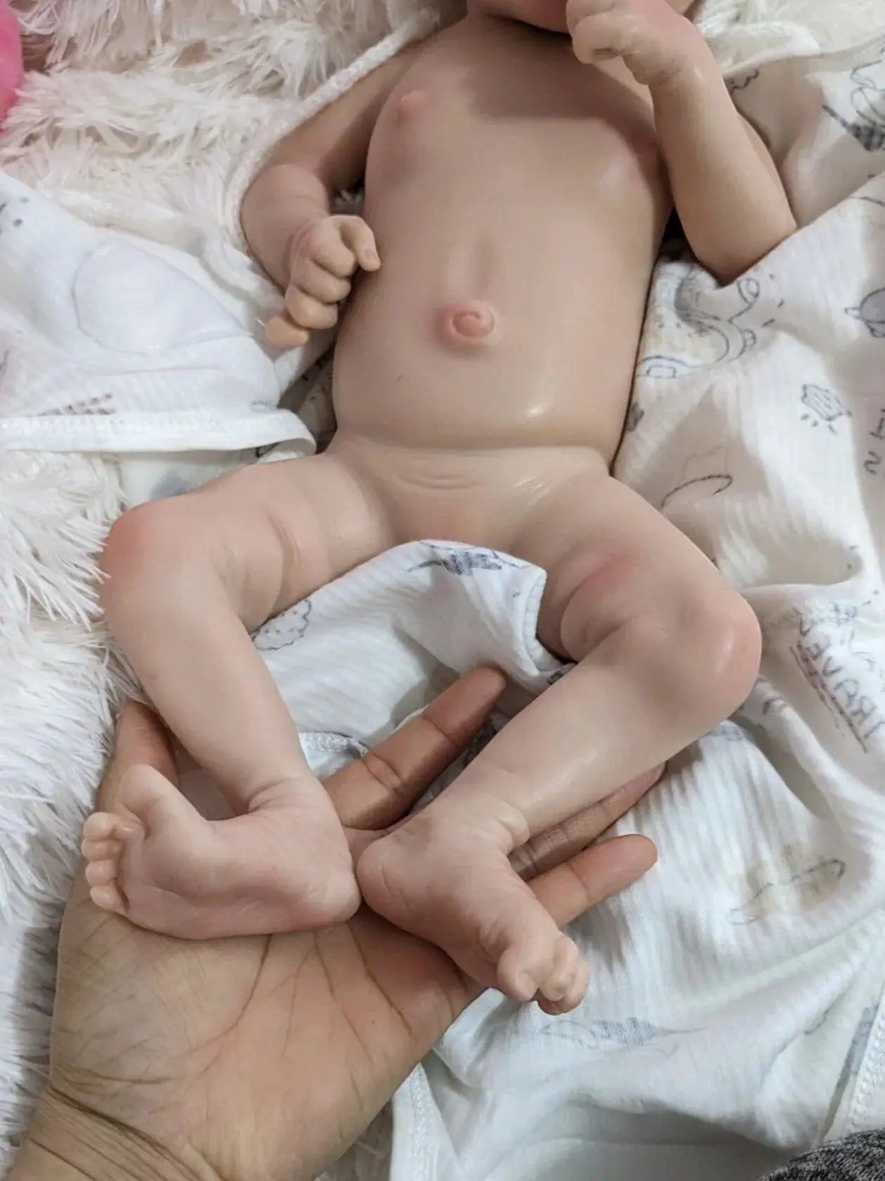 Image of Reborn Baby Dolls 18Inch Girl Tutti Painted Full Body Soft Solid