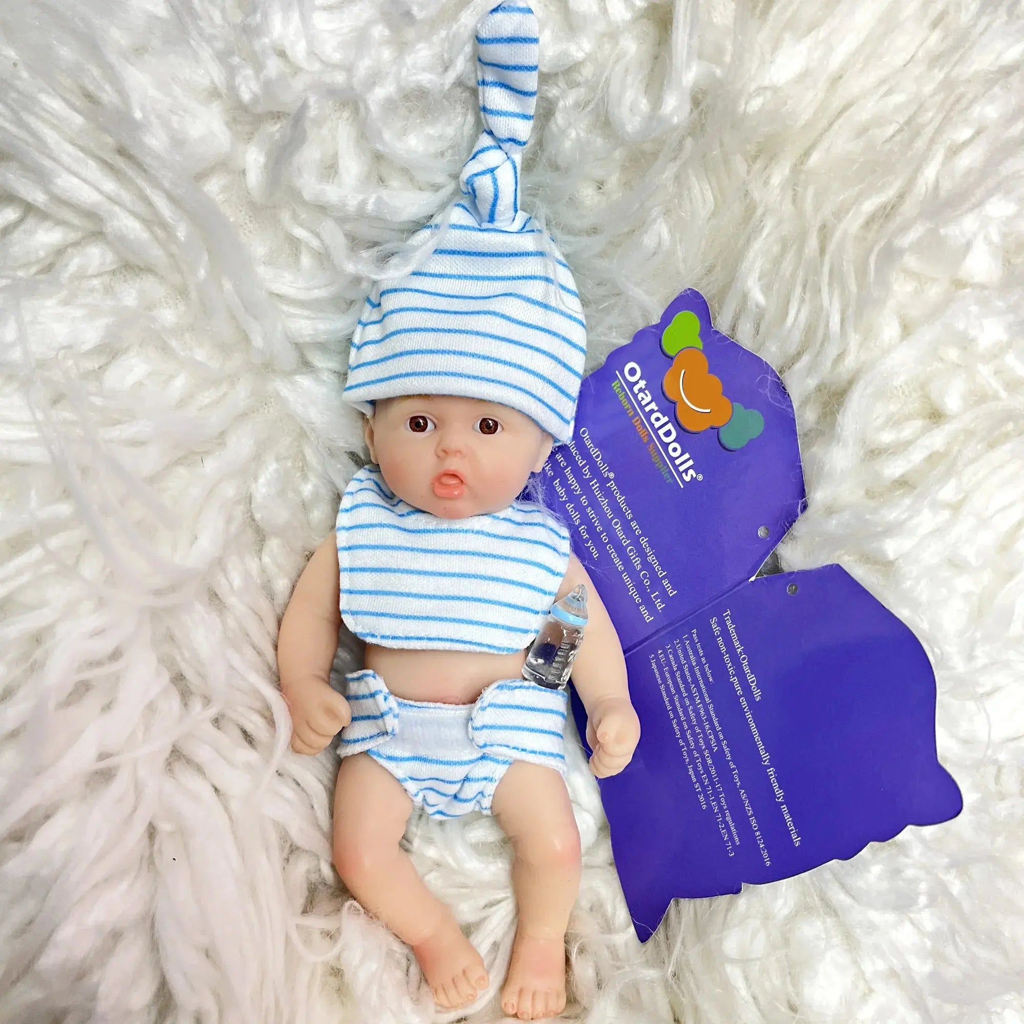 Image of Reborn Baby Dolls 6Inch /15Cm Mini Adorable Whole Solid Silicone