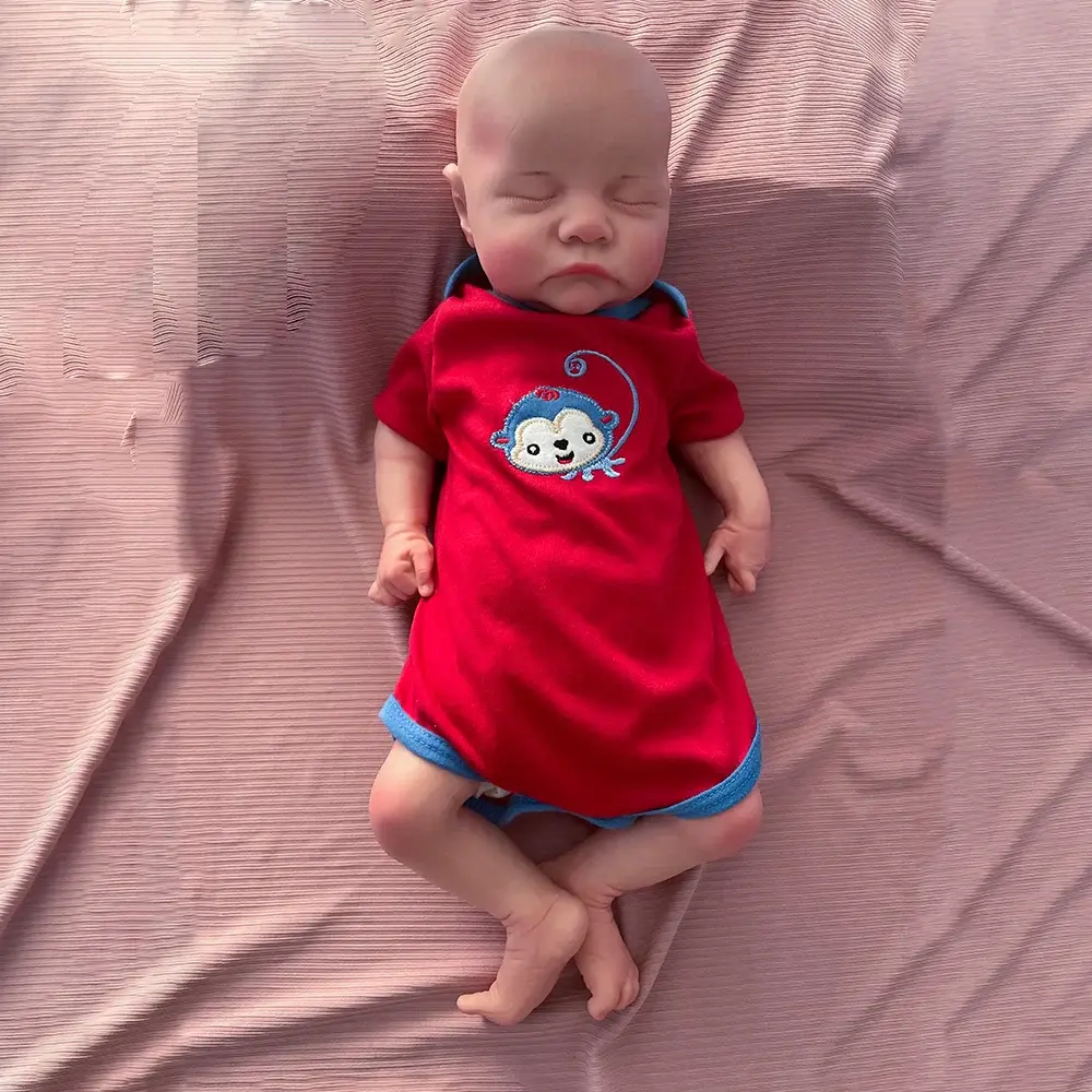 Image of Reborn Baby Dolls Reborn Boy Preemy Soft 18 Inch Kid Boy Full Body 3D