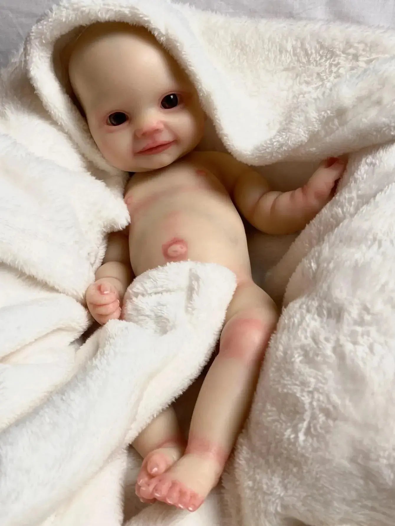 Image of Reborn Baby Dolls 10 Inch Lifelike Maddie Silicone Bebe Newborn Baby