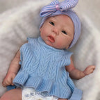Image of Reborn Baby Dolls 45Cm Can Open Mouth & Washable Silicone Bebe Reborn