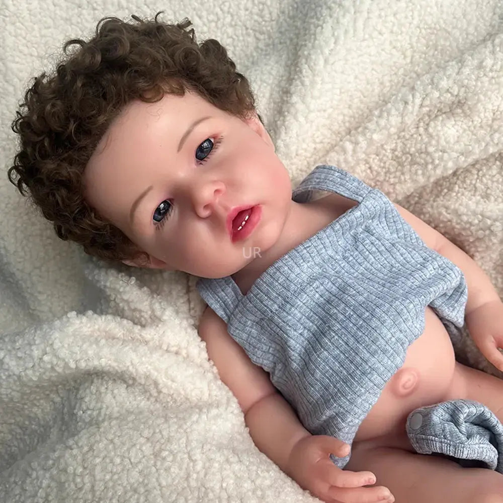 Image of Reborn Baby Dolls Realistic Flexible Silicone Reborn Baby Boy 50Cm