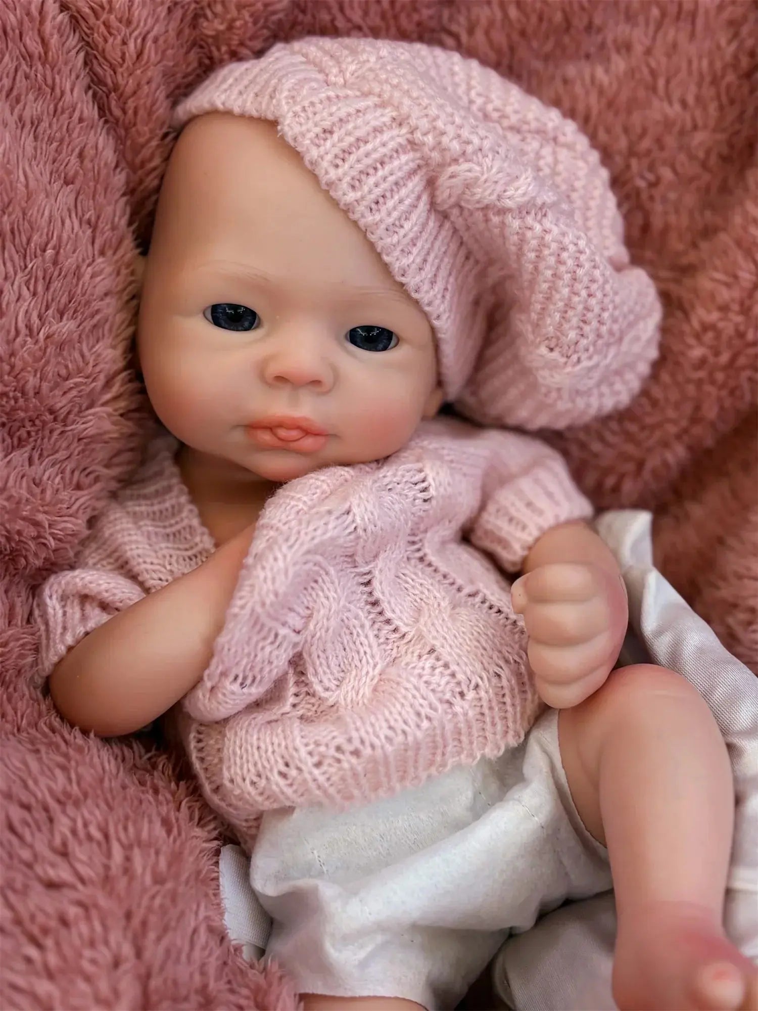 Image of Reborn Baby Dolls 13Inch Painted Reborn Baby Dolls Cute Girl Whole
