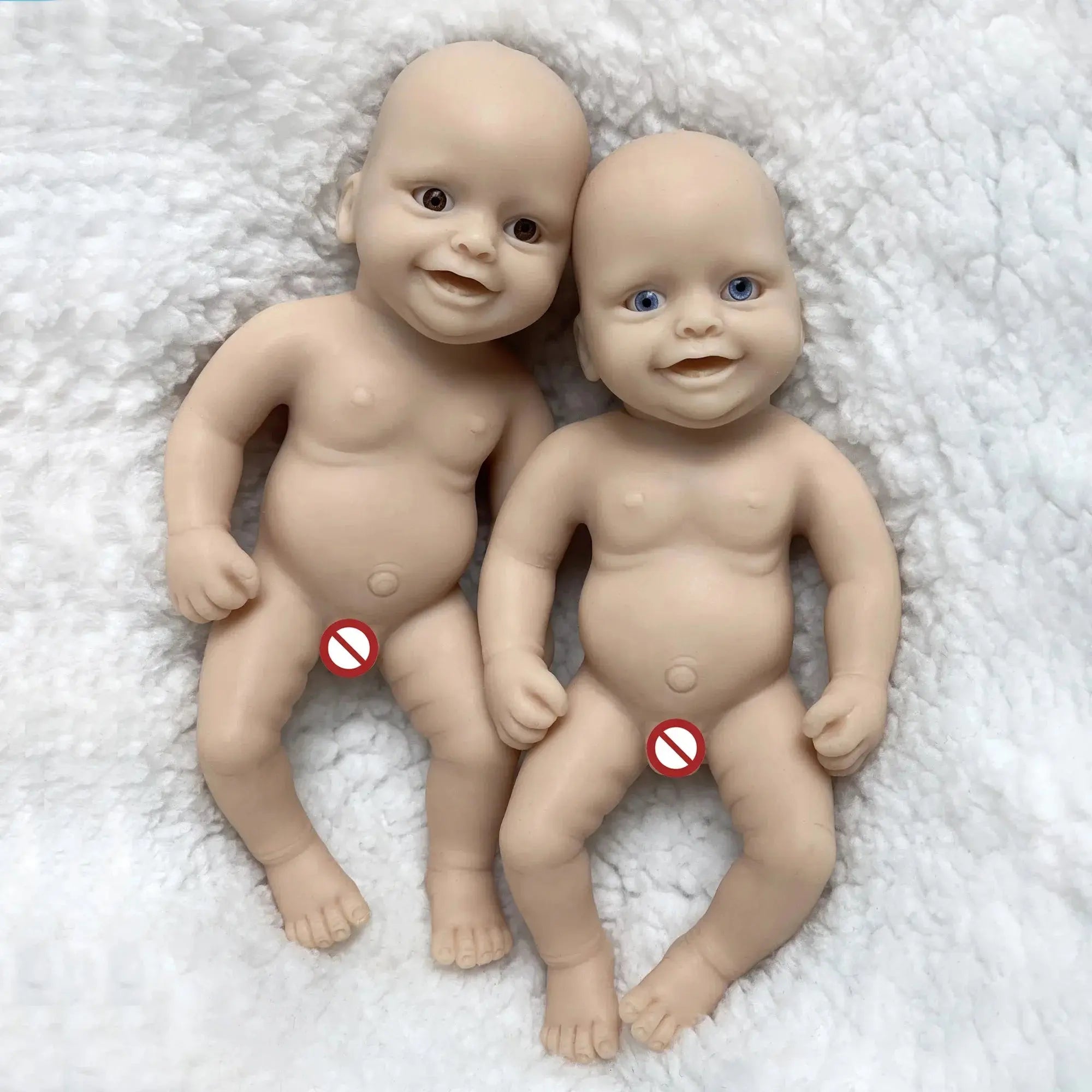 Image of Reborn Baby Dolls 6 Inch Mini Palm Silicone Bebe Reborn Kits