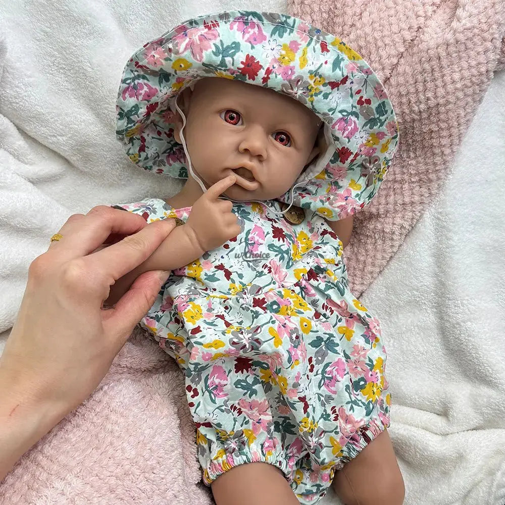 Image of Reborn Baby Dolls Lifelike Details 18Inch Full Body Solid Baby Girl