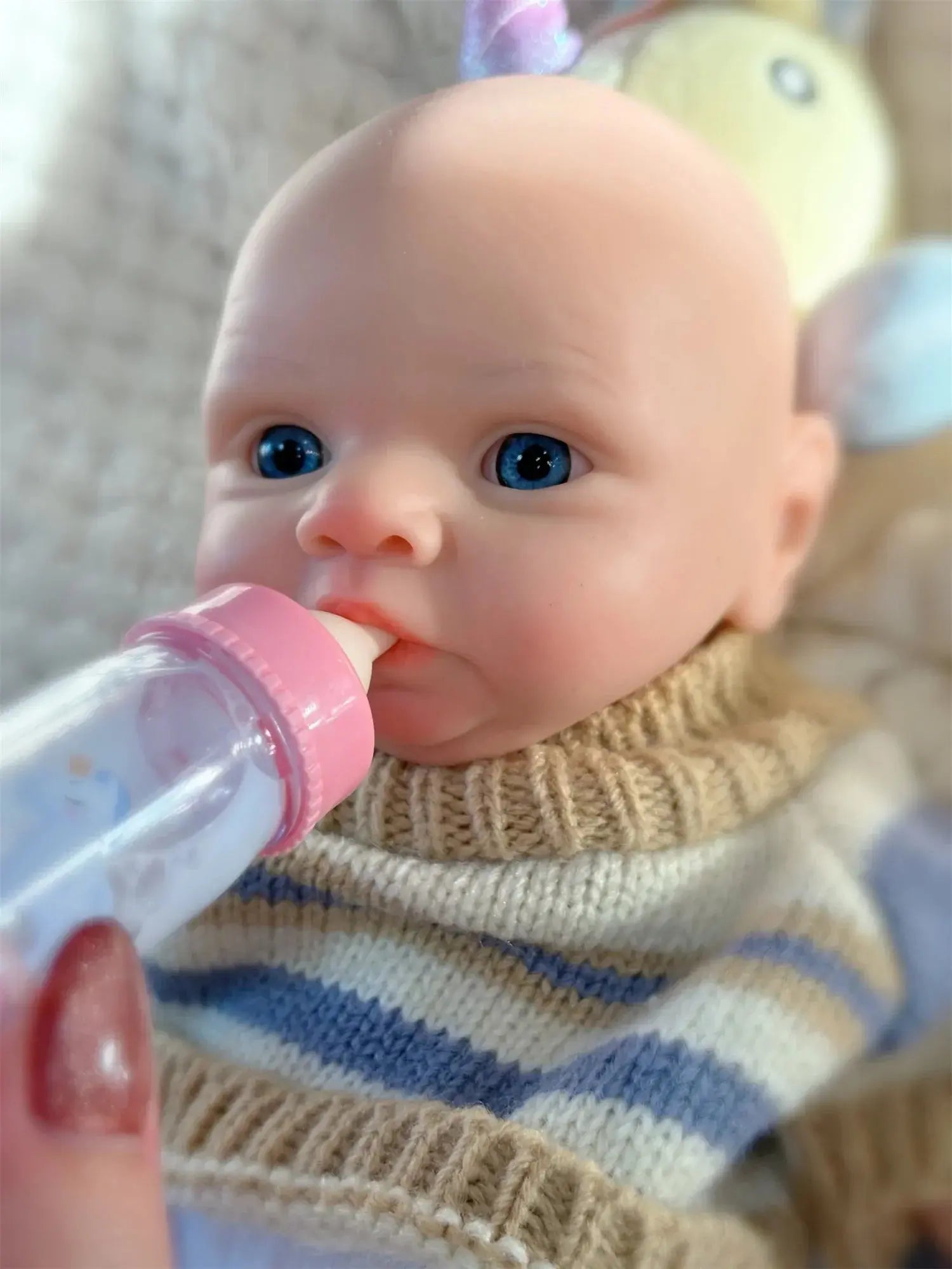 Image of Reborn Baby Dolls 25Cm Silicone Boy Reborn Dolls Painted Full Body