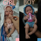 Image of Reborn Baby Dolls 12 Inch Cute Full Body Soft Silicone Baby Doll Girl