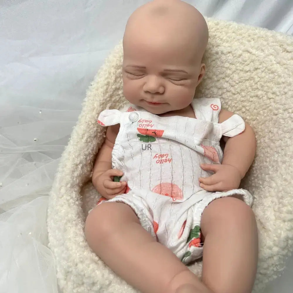 Image of Reborn Baby Dolls Soft Lifelike Silicone Reborn Dolls 19Inch Baby