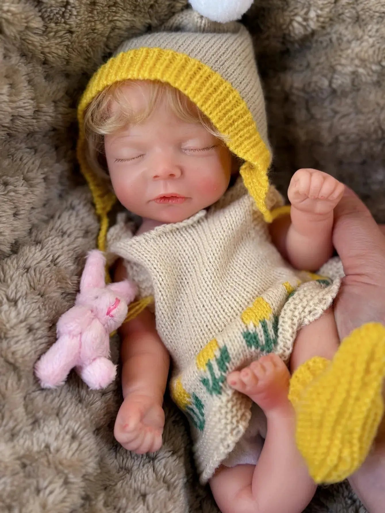 Image of Reborn Baby Dolls 10 Inch 25Cm Sam Silicone Reborn Doll Soft Touch