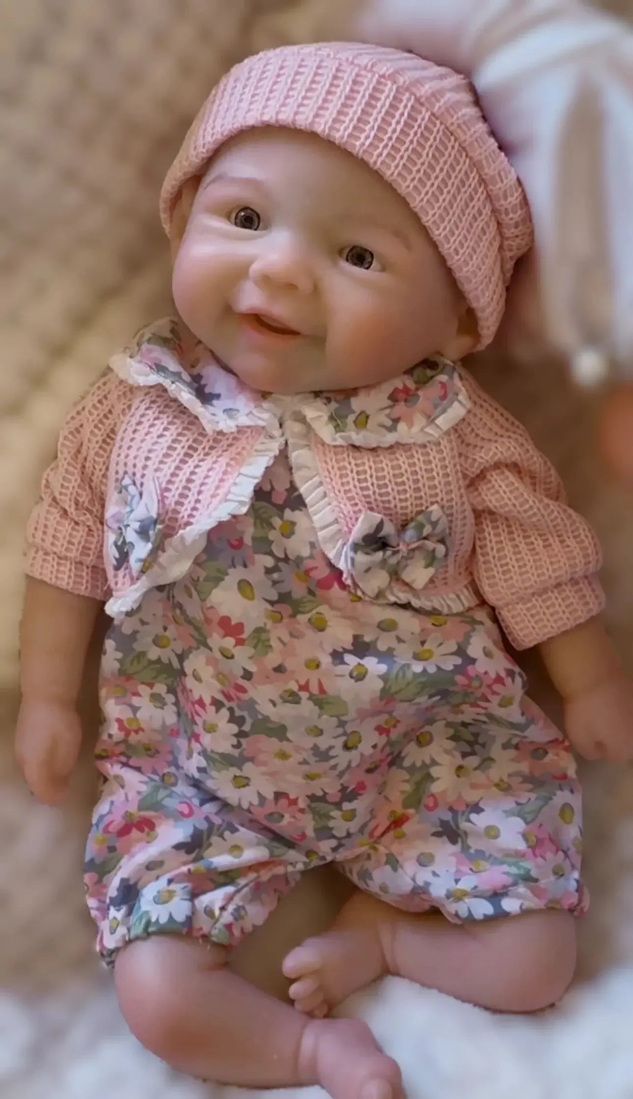 Image of Reborn Baby Dolls 13Inch Open Mouth Reborn Dolls Pascale&Vivienne