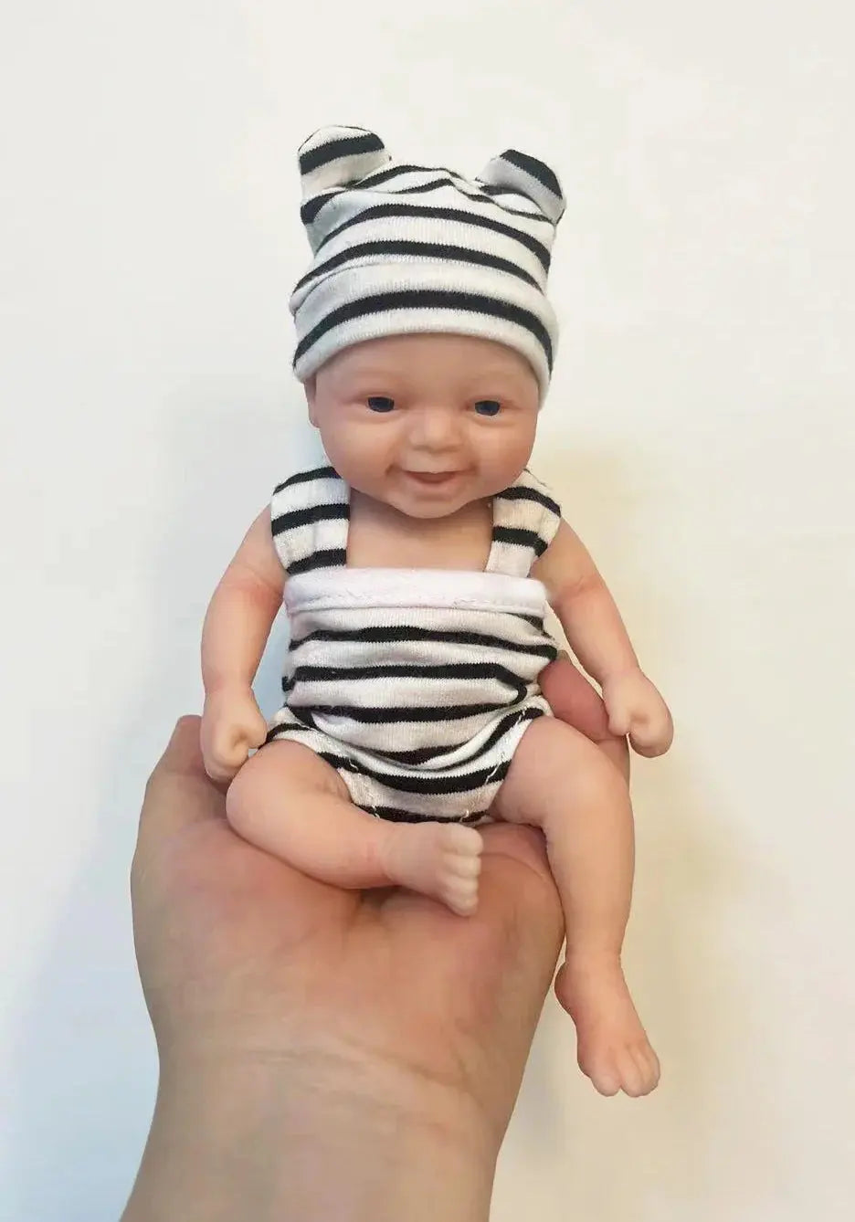Image of Reborn Baby Dolls 7" Boy Micro Preemie Full Body Silicone Baby Doll