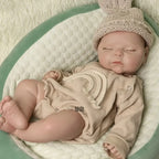 Image of Reborn Baby Dolls Fake Sleeping Silicone Reborn Baby Boy Newborn Doll