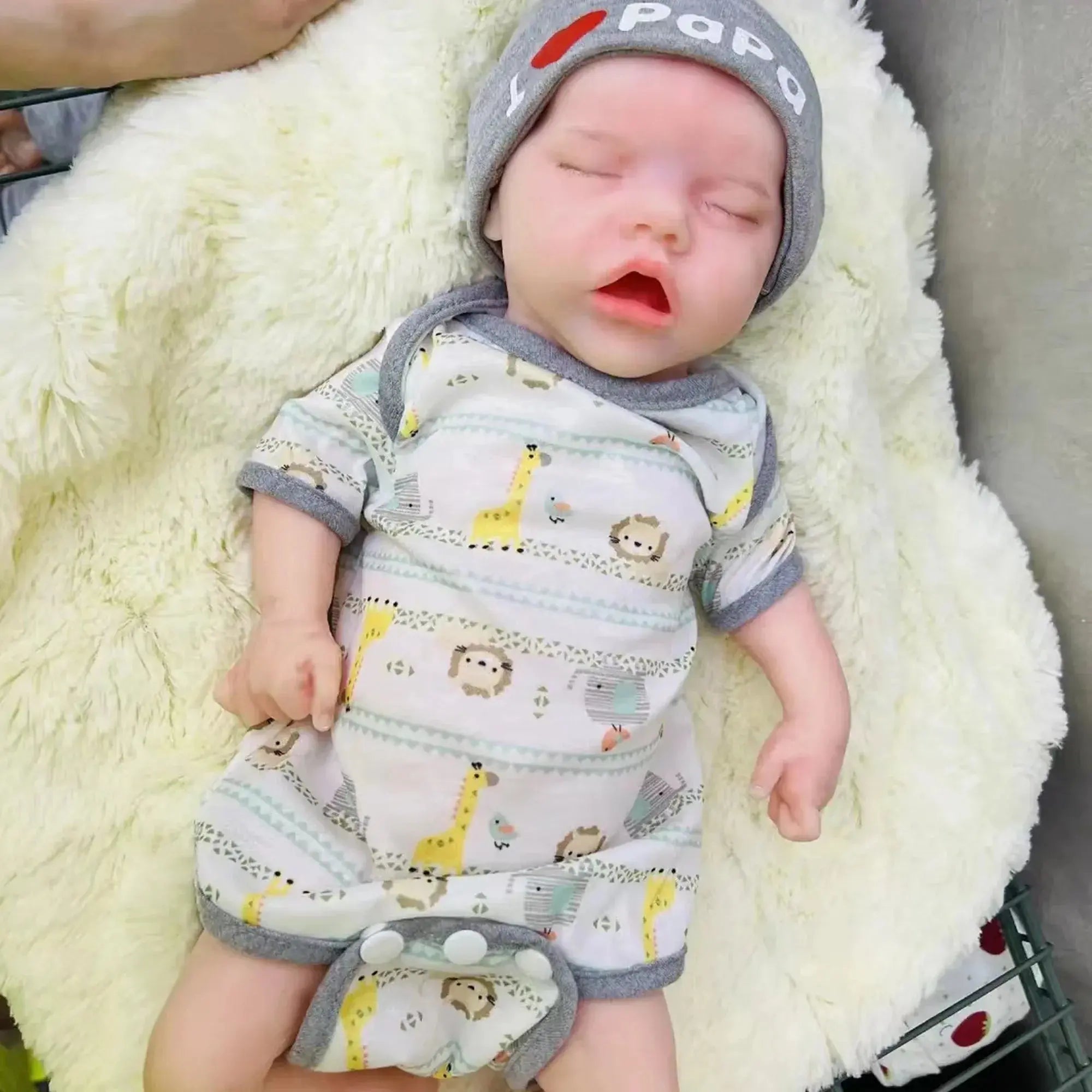 Image of Reborn Baby Dolls 17Inch Twins A Full Solid Silicone Bebe Reborn 3D