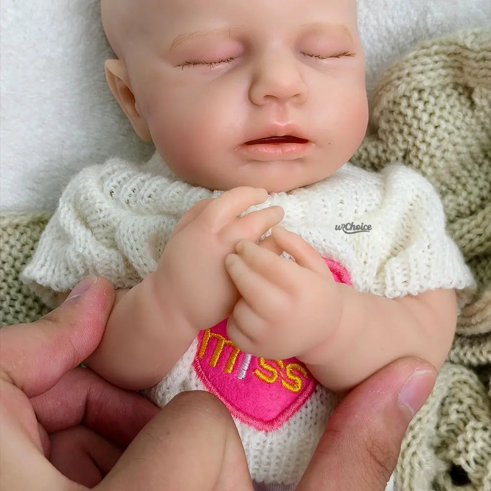 Image of Reborn Baby Dolls 12Inch Loulou Realistic Silicone Reborn Baby Girl