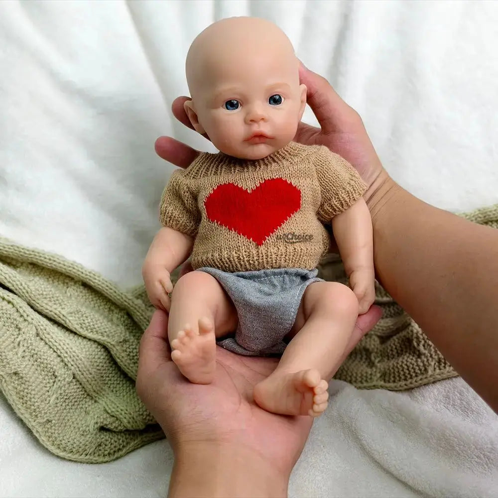 Image of Reborn Baby Dolls Micro 30 Cm 12Inch Baby Girl Meadow Full Body Soft