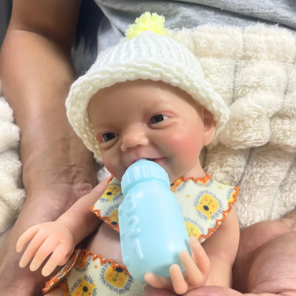 Image of Reborn Baby Dolls 13 Inch Mini Reborn Boy Or Girl Full Silicone