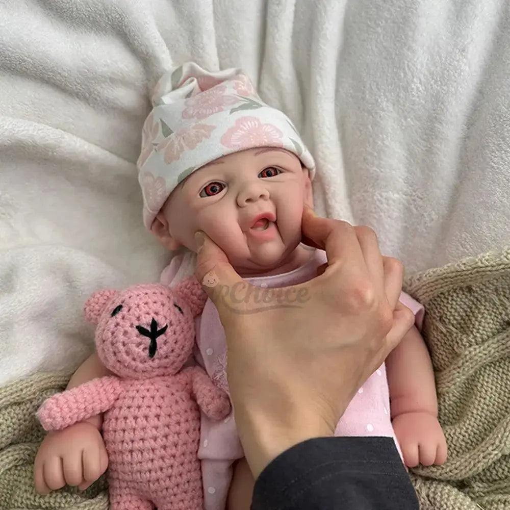 Image of Reborn Baby Dolls 17Inch Full Body Soft Realistic Platinum Silicone