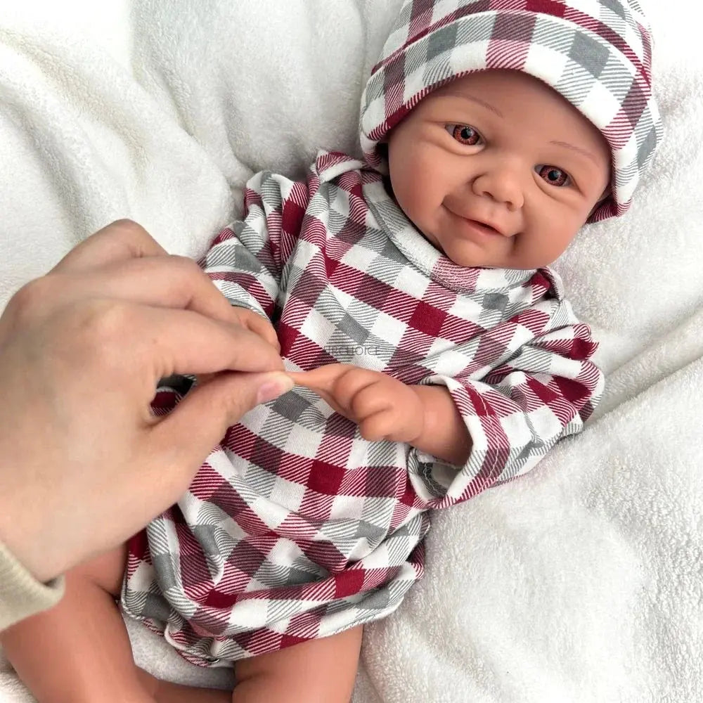 Image of Reborn Baby Dolls 17Inch Baby Girl Vivienne Realistic Details &