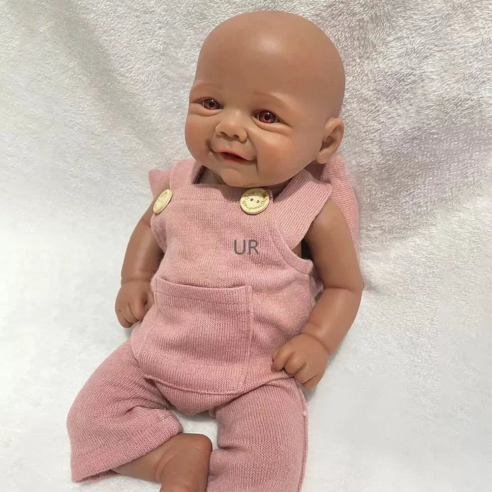Image of Reborn Baby Dolls Black Newborn Baby Lifelike 1:1 Size And Weight