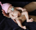 Image of Reborn Baby Dolls Can Drink And Wet 33Cm Washable Solid Silicone Bebe
