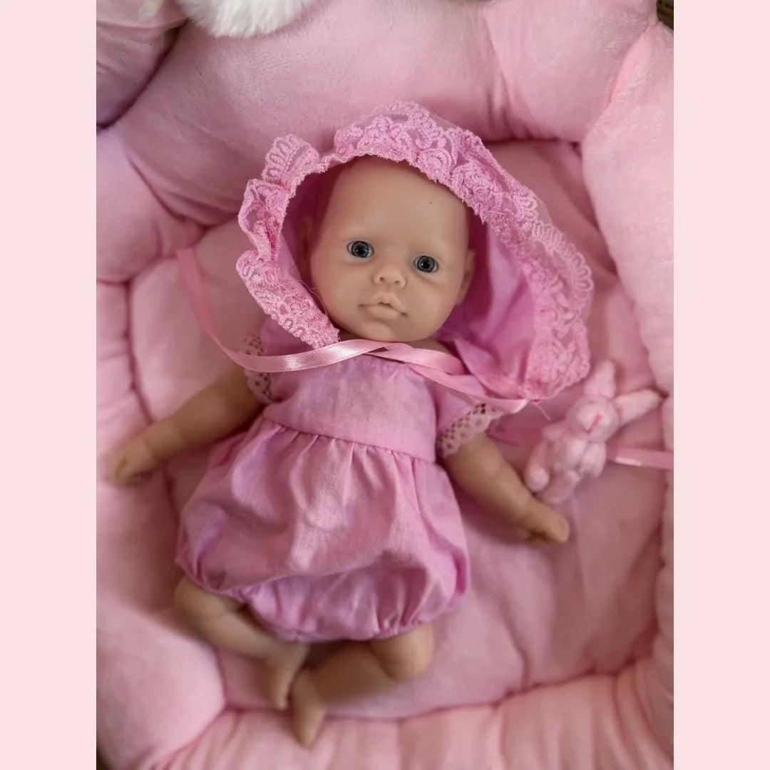 Image of Reborn Baby Dolls 10Inch /2 Styles Washable Unpainted Open Eyes Solid