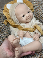 Image of Reborn Baby Dolls 18Inch/2 Styles Unpained Vivienne Full Body Solid