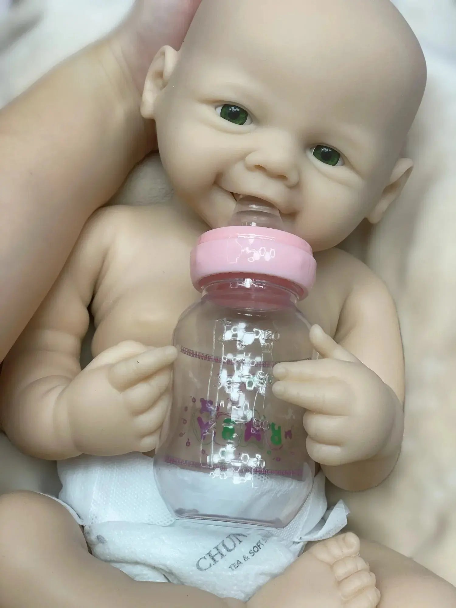 Image of Reborn Baby Dolls 18Inch/2 Styles Unpained Vivienne Full Body Solid