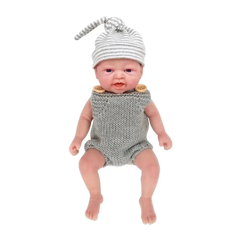 Image of Reborn Baby Dolls 7" Micro Preemie Full Body Silicone Baby Adorkable