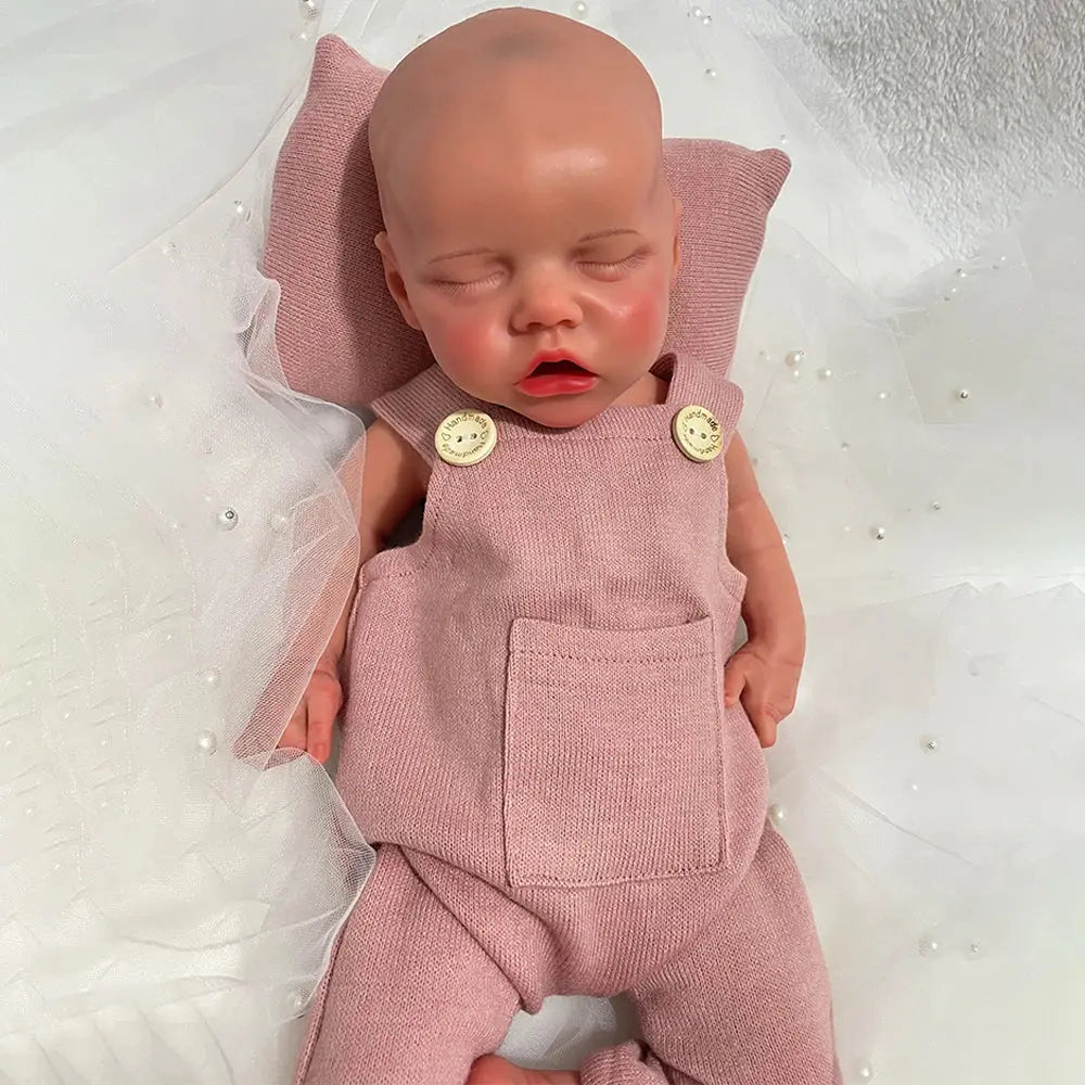 Image of Reborn Baby Dolls 18" 100% Full Silicone Newborn Doll Soft Reborn