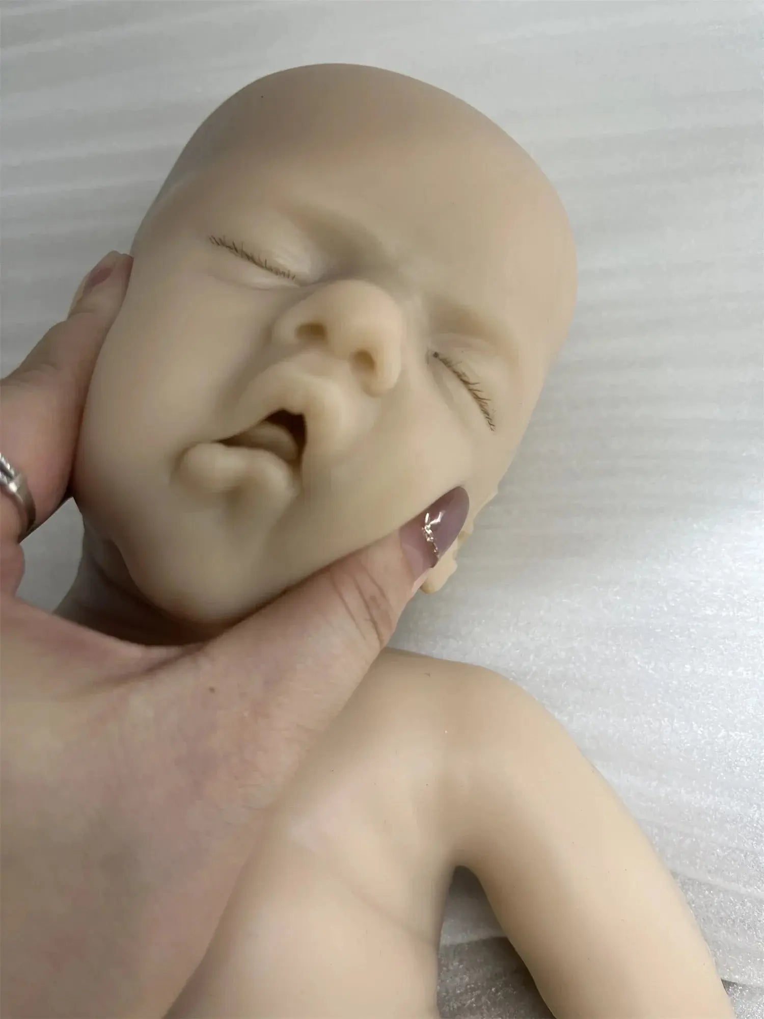 Image of Reborn Baby Dolls Can Open Mouth 45Cm Twins Sam Reborn Baby Girl And