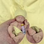 Image of Reborn Baby Dolls 6 Inch Full Solid Silicone Bebe Palm Reborn Doll
