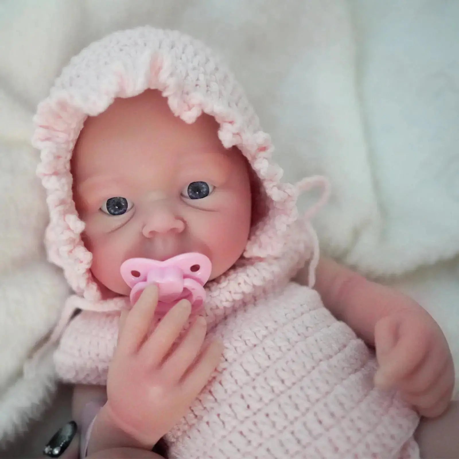 Image of Reborn Baby Dolls 12 Inch Cute Full Body Soft Silicone Baby Doll Girl