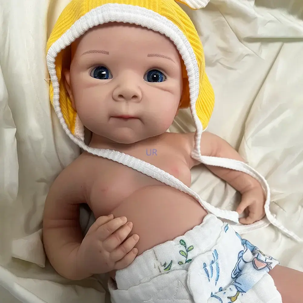 Image of Reborn Baby Dolls Cute 19-Inch Full-Body Silicone Reborn Baby Doll –