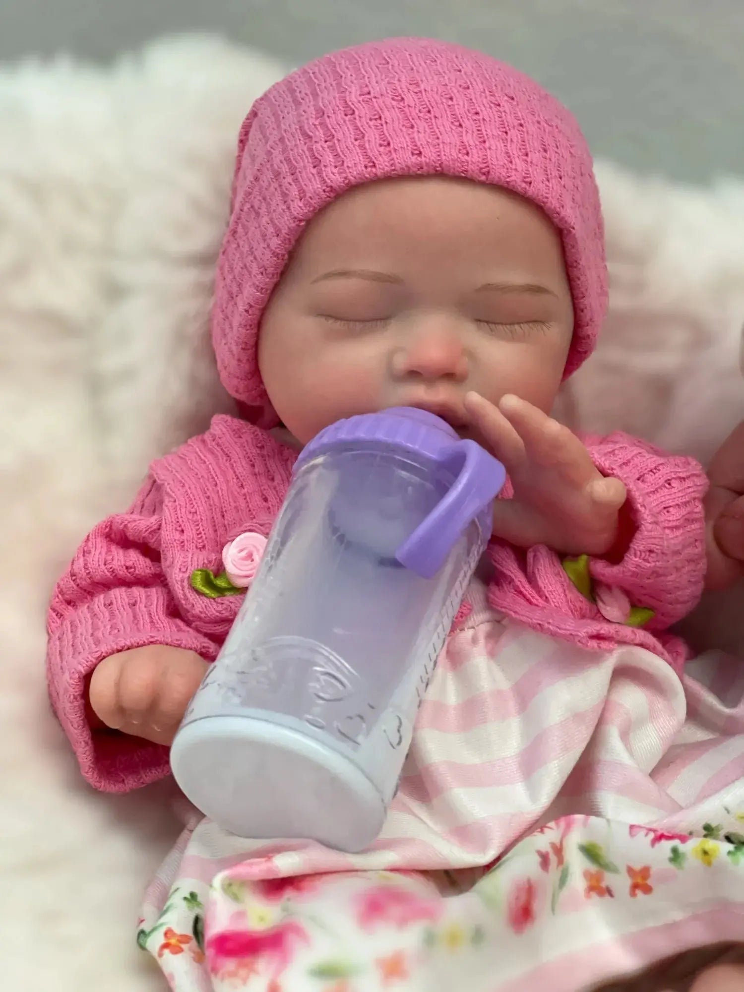 Image of Reborn Baby Dolls 35Cm Soft Touch Feeling Solid Silicone Bebe Reborn