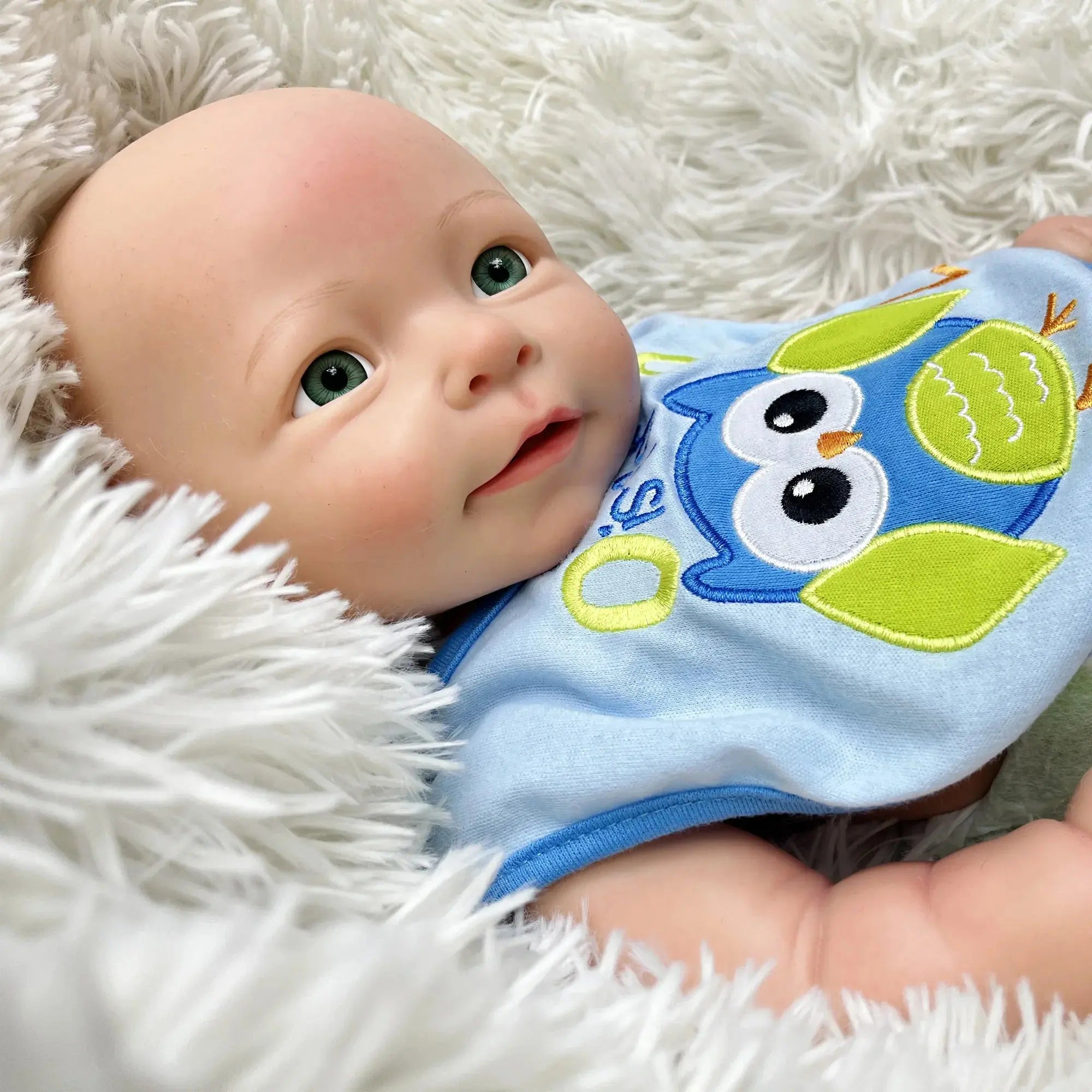 Image of Reborn Baby Dolls 18" Whole Silicone Boy Lisa Painted Bebê Reborn De
