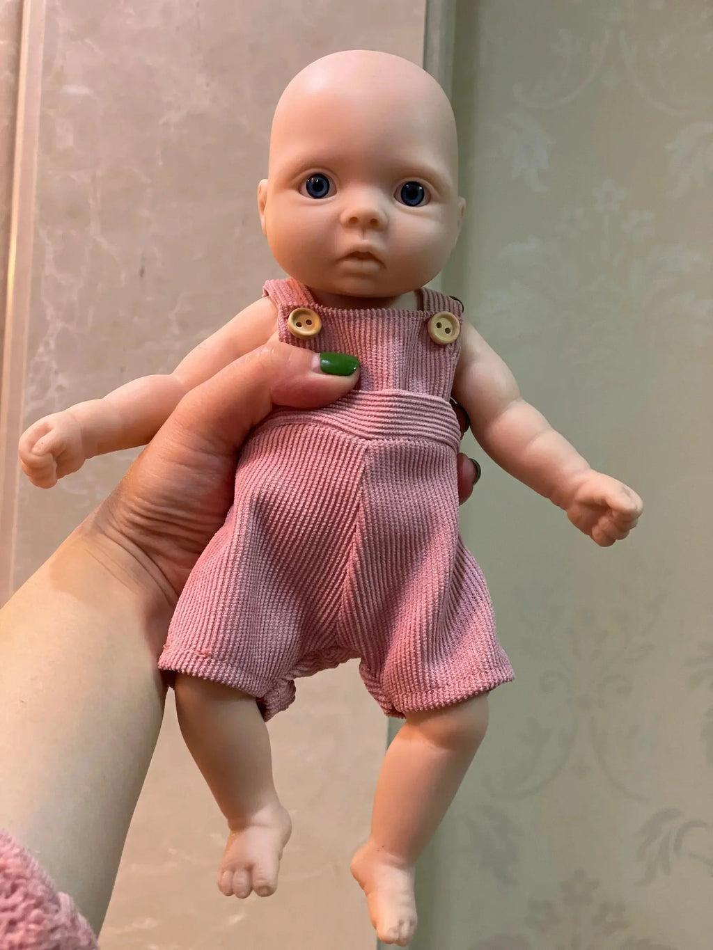 Image of Reborn Baby Dolls 27Cm Angel Girl Whole Silicone Bebe Reborn Dolls 3D