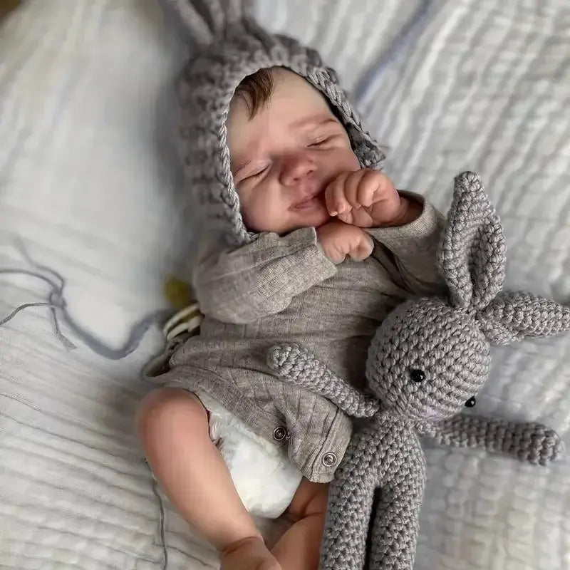 Image of Reborn Baby Dolls 18Inch Pascale Can Open Mouth Bebe Reborn De
