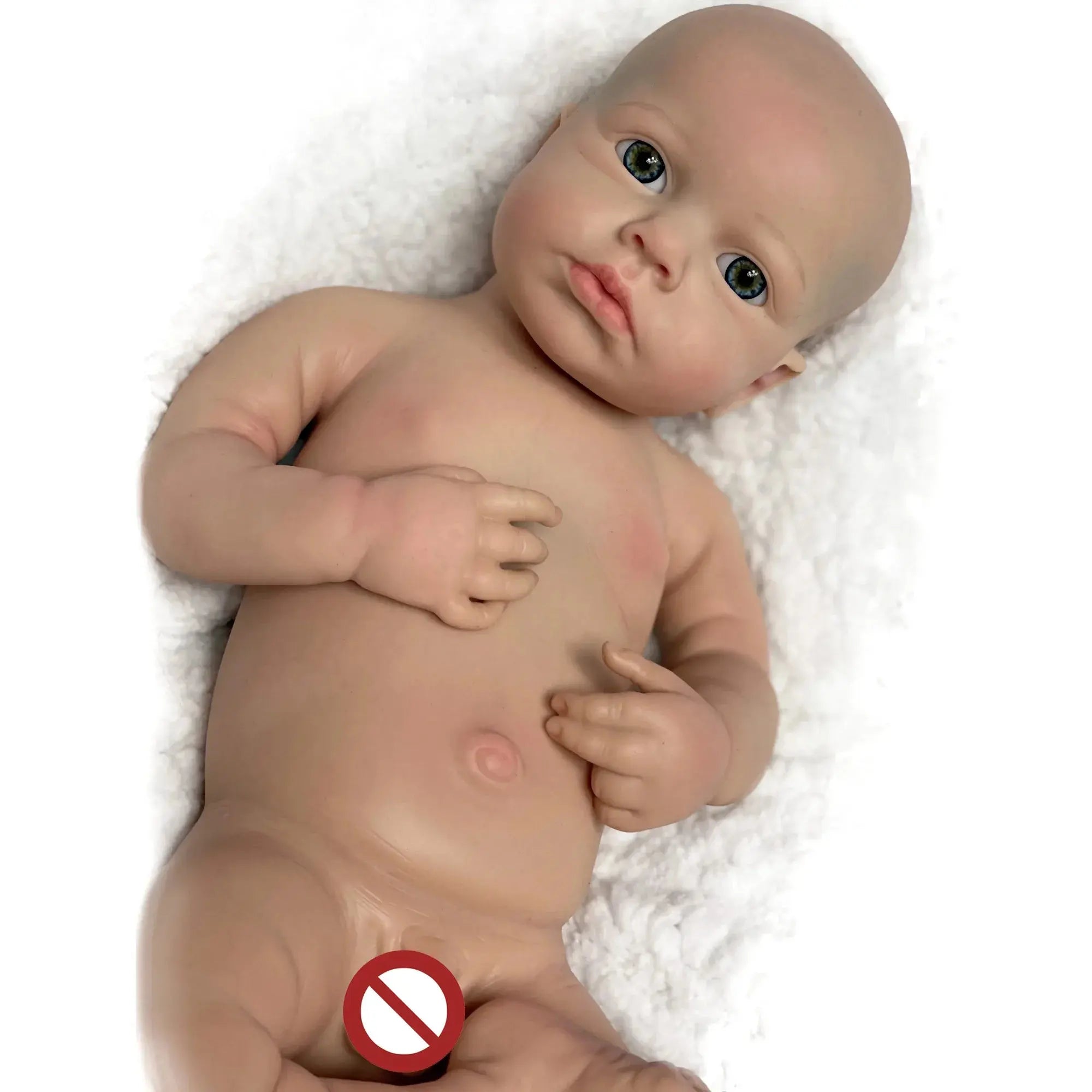 Image of Reborn Baby Dolls 45Cm Boy Loulou Bebê Reborn De Silicone