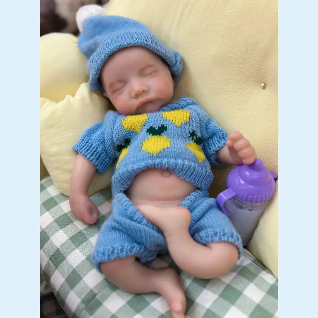 Image of Reborn Baby Dolls 13Inch Close Eyes & Open Mouth Levi Full Body