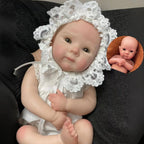 Image of Reborn Baby Dolls 33Cm Open Eyes Bettie Solid Silicone Bebe Reborn