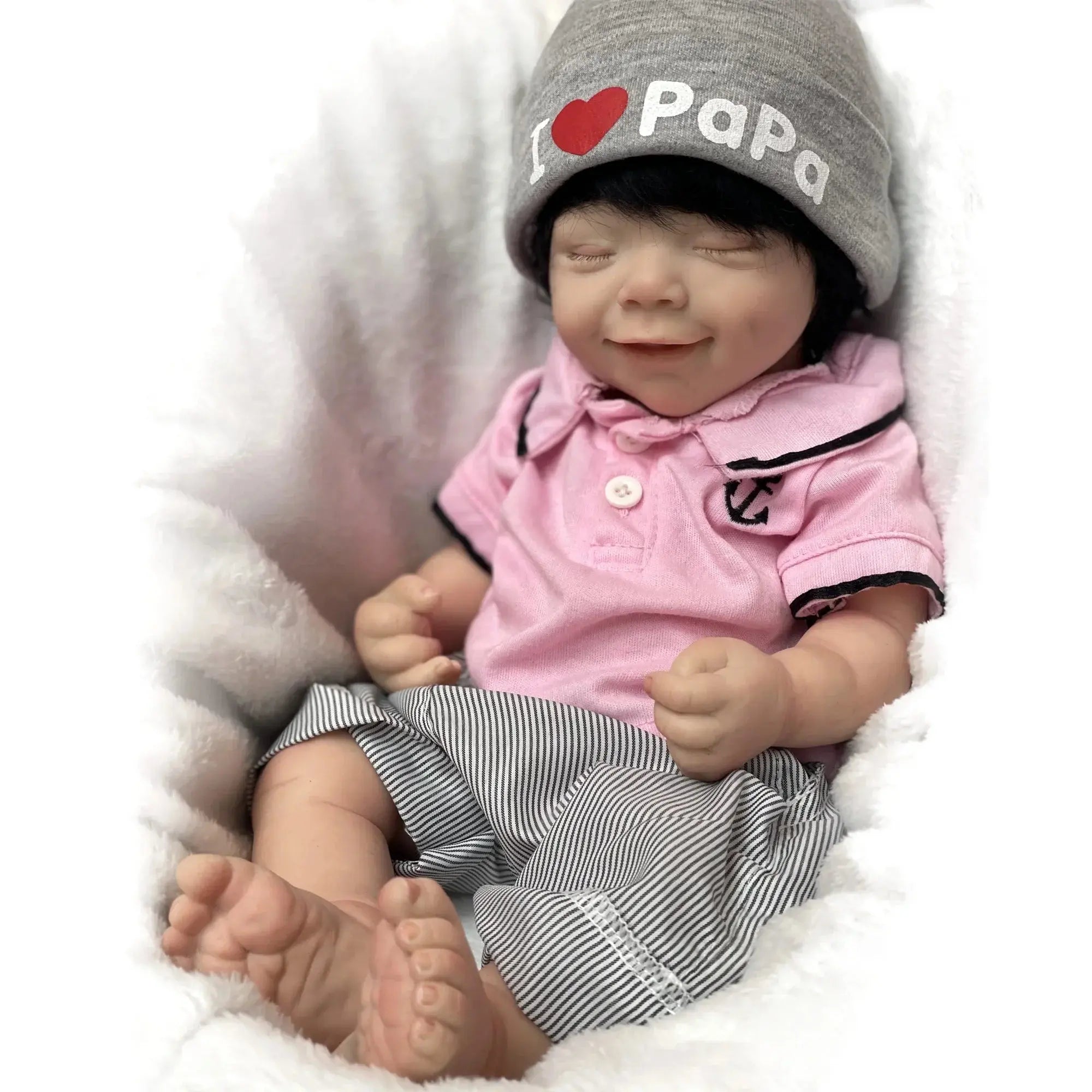 Image of Reborn Baby Dolls 42Cm April Whole Body Solid Silicone Bebe Reborn