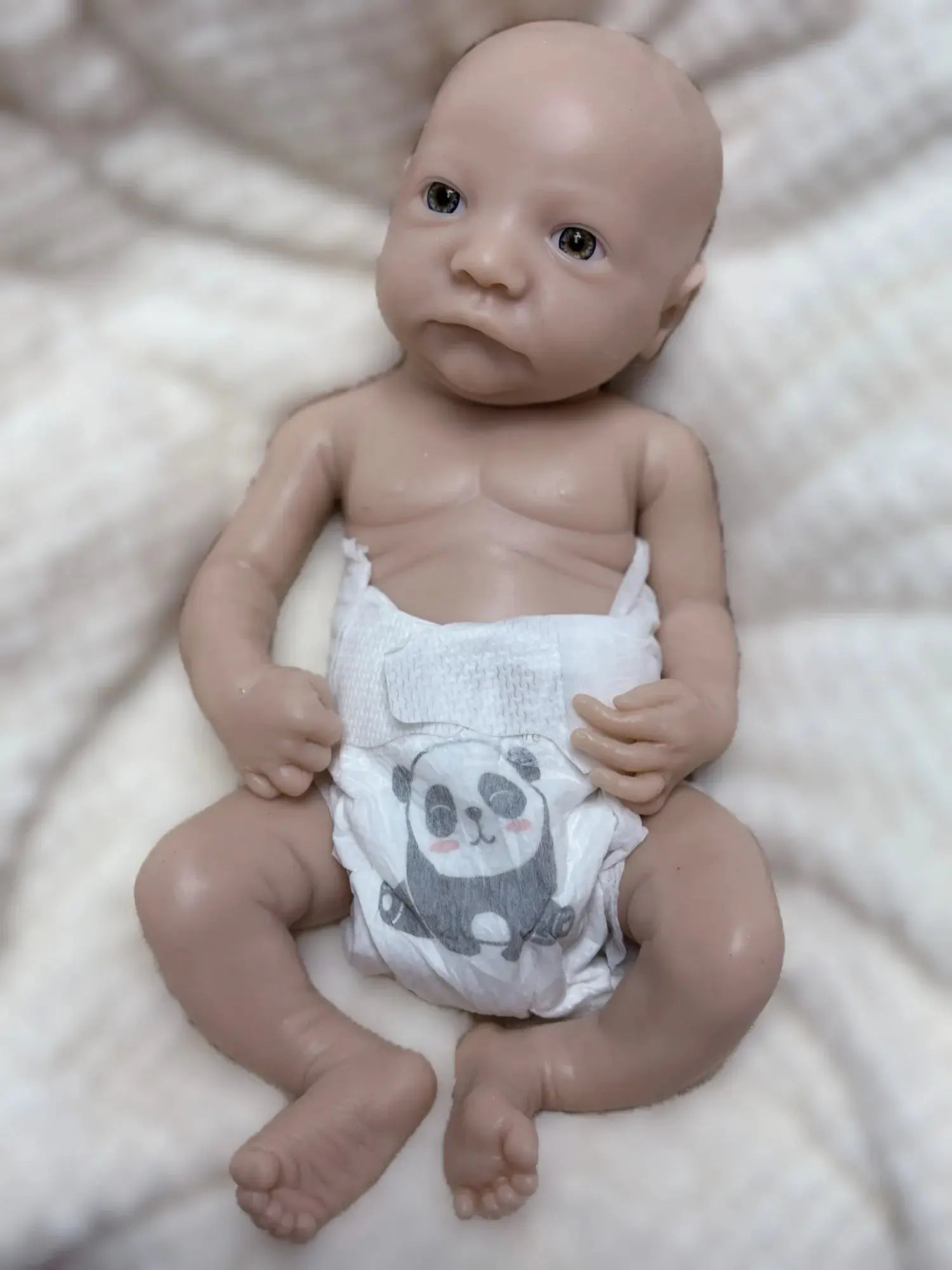 Image of Reborn Baby Dolls 17Inch  Lebi Boy Bebê Unpainted Reborn Baby Doll
