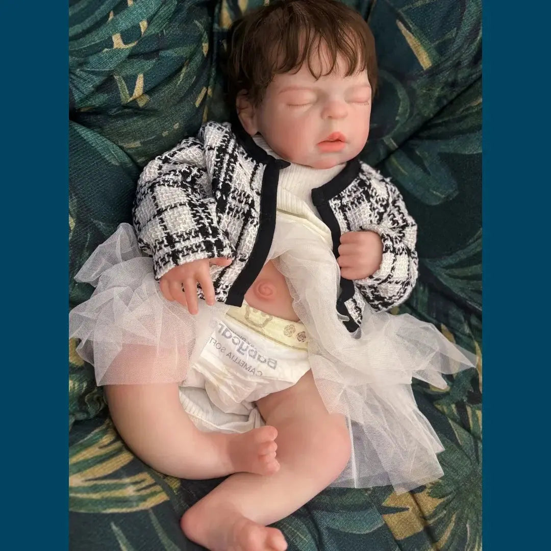 Image of Reborn Baby Dolls 22Inch Big Size Can Open Mouth Bébé Reborn De