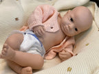 Image of Reborn Baby Dolls Loulou Boy/Girl 18Inch Bebê Reborn De Silicone