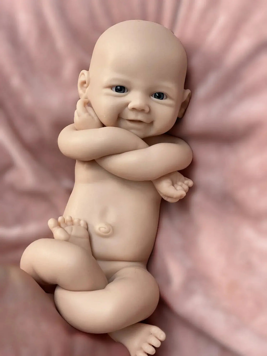 Image of Reborn Baby Dolls 33Cm Cuddly Vivienne Full Body Solid Silicone