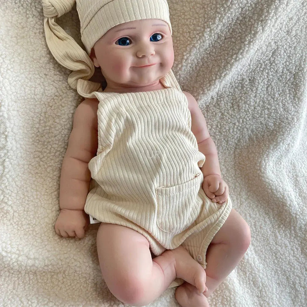 Image of Reborn Baby Dolls 20 Inch Pinky Girl Maddie Lifelike Silicone Reborn