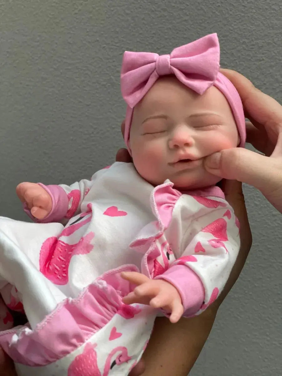 Image of Reborn Baby Dolls 13.7 Inch 35 Cm Full Body Soft Silicone Newborn
