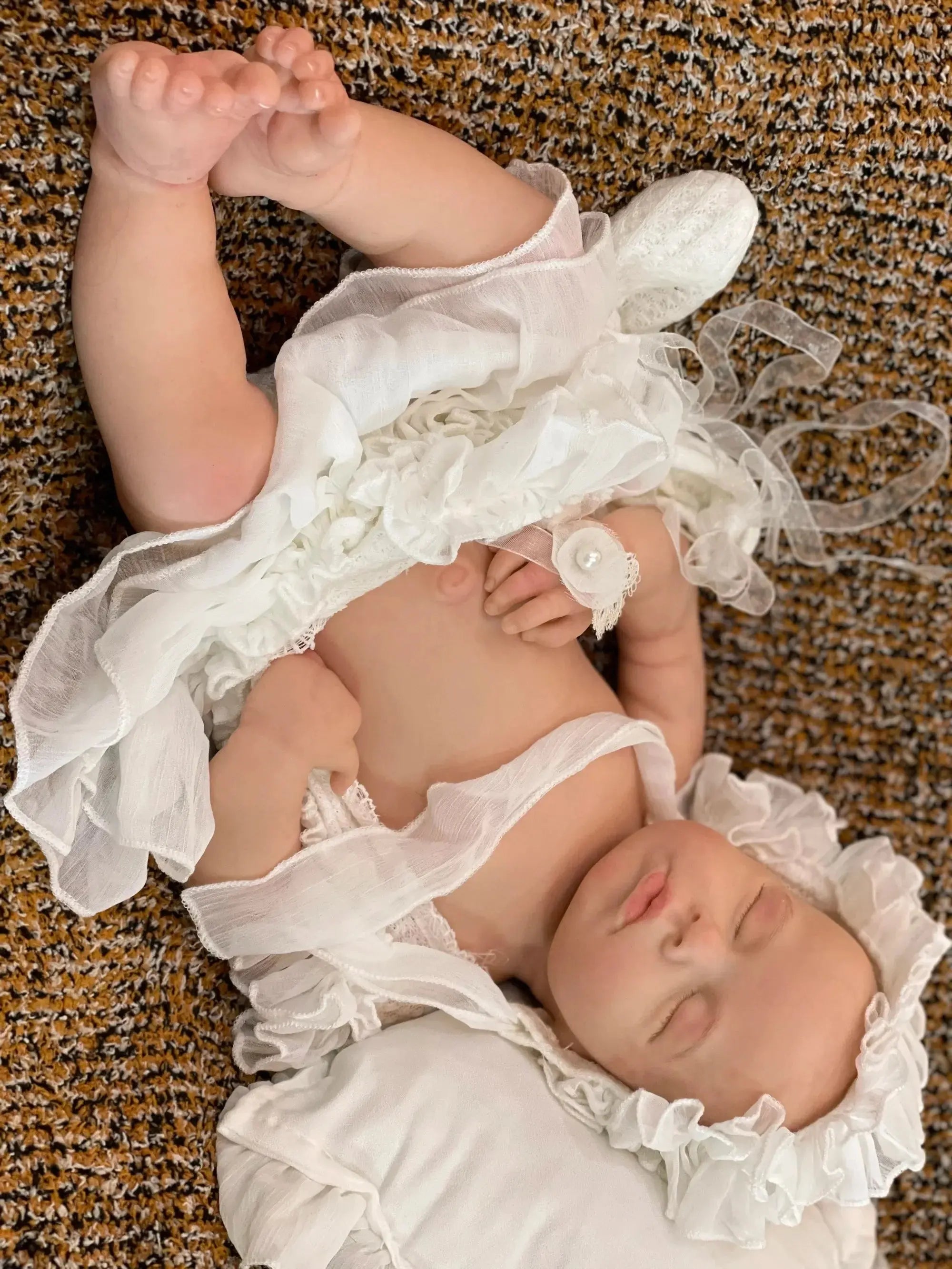 Image of Reborn Baby Dolls 45Cm Boy/Girl Loulou All Silicone Reborn Doll